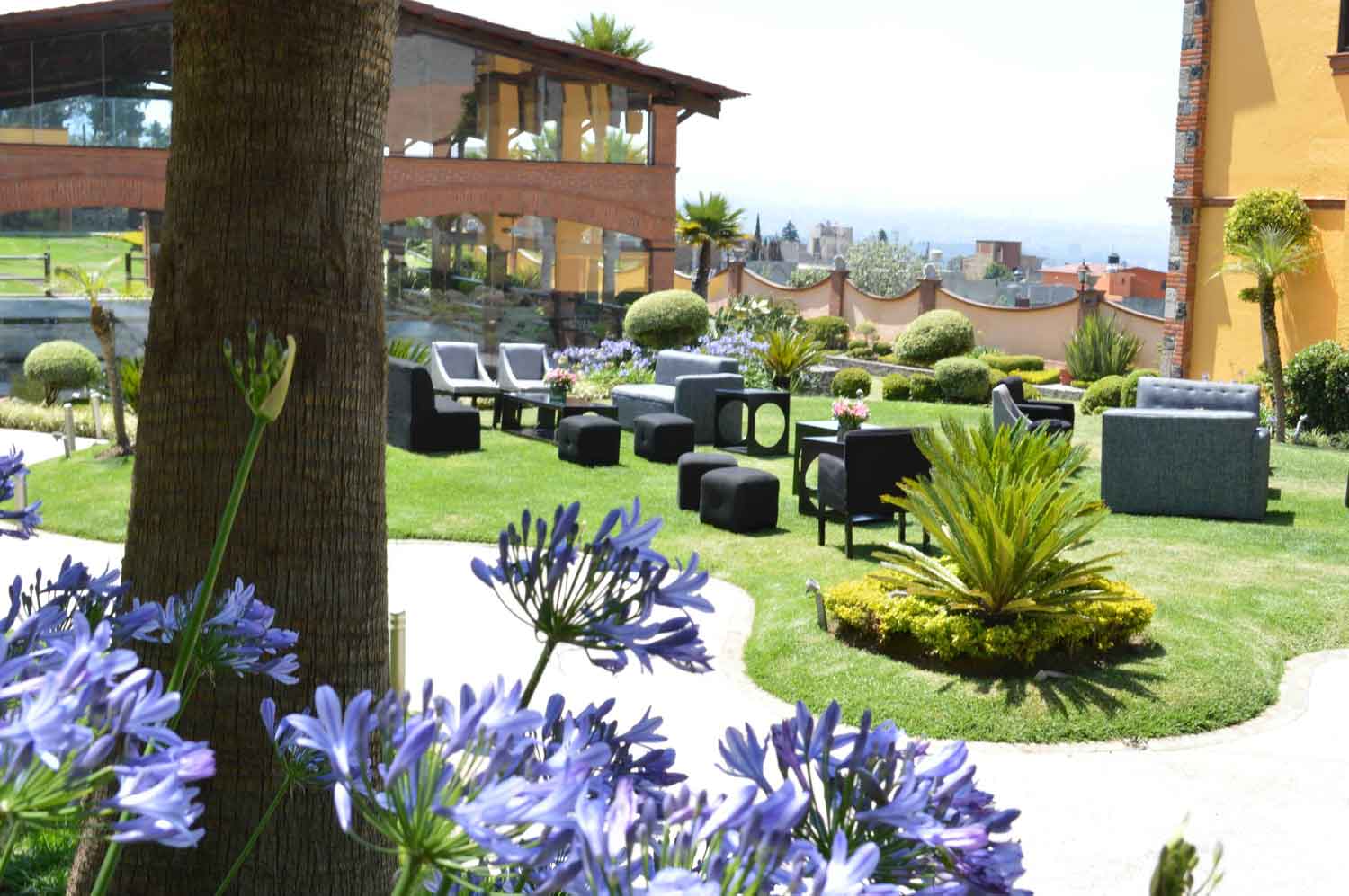 jardín de eventos, coctail de boda